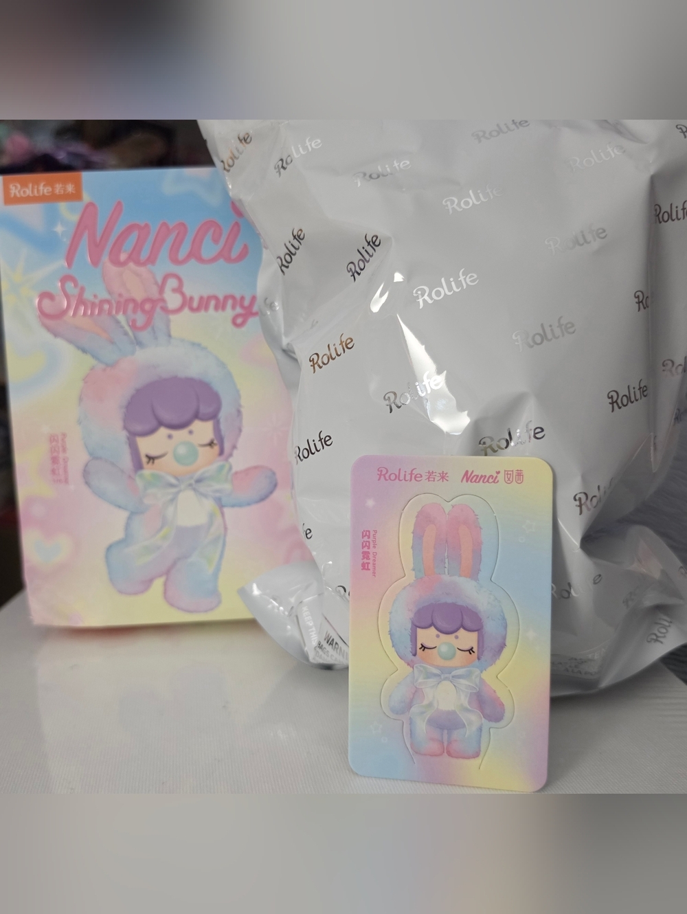 Nanci Shining Bunny Series Plush "Purple Dreamer" - Picture 2 of 15